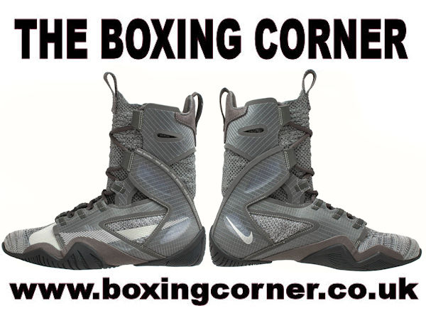 Nike HyperKO 2.0 Hyper KO 2 Boxing Boots Grey Silver